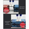 Aluminum Frame Leather Suitcase 20"/28" with Universal Wheels for Men, Women, Students