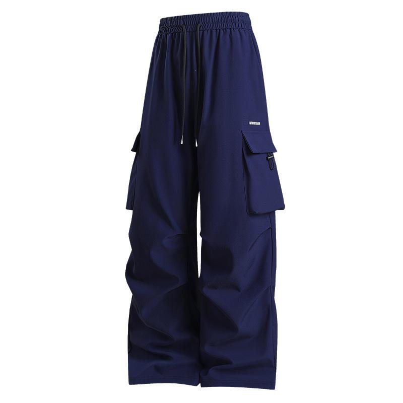 

Embroidered Quick-Dry Summer Work Pants for Youth 5XL темно-синий