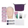 Professional One Training Head Model False Eyelashes Extension Practice Kit Tool For Starter