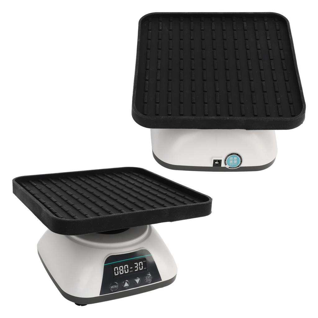 Orbital Shaker Digital Display 10 degrees  Tilting 20‑80RPM Adjustable 10s‑99min Timing 0.8kg Capacity Shaker Table US