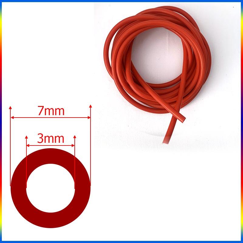ID 3/4mm thickness 2mm Length 1M 3M 5M Universal Car Vacuum Silicone Hose Racing Line Tube Blue Black Red Pressure Relief Tube