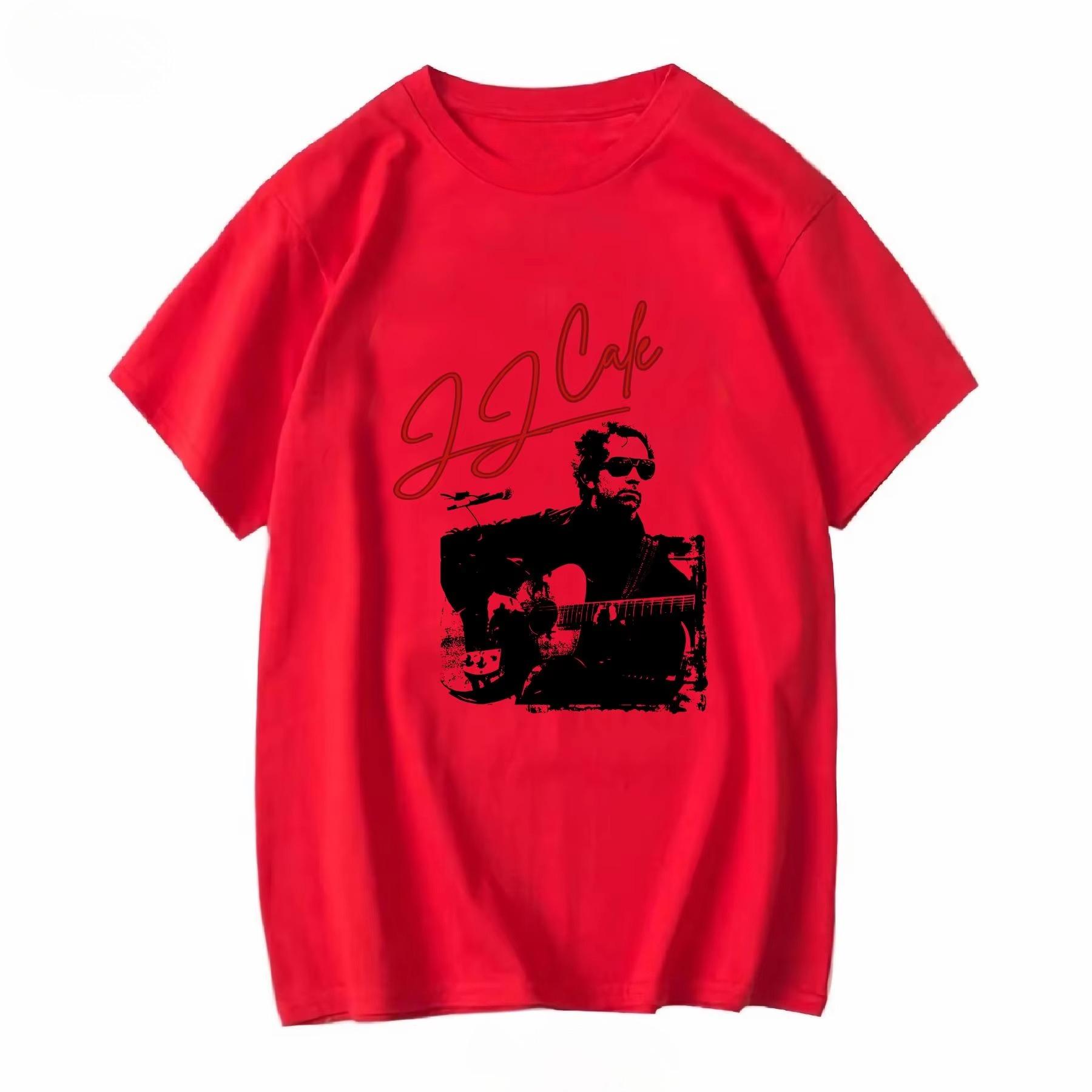 Classic Rock T Shirt JJ Cale Music Old School Band for Lover Claptont Short Sleeves Vintage Washed L