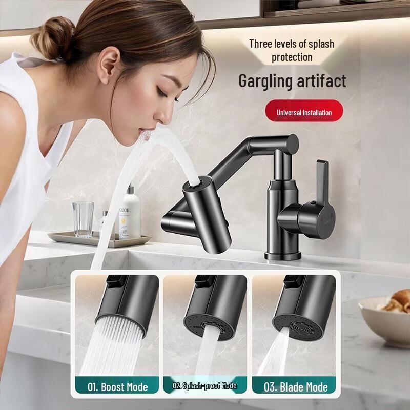 HANDUNYOU Universal Rotating Hot & Cold Faucet