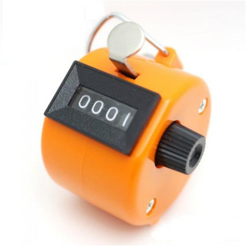 4 Digit Counters Hand Finger Display Manual Counting Tally Clicker Timer Soccer Golf Counter Home Supply