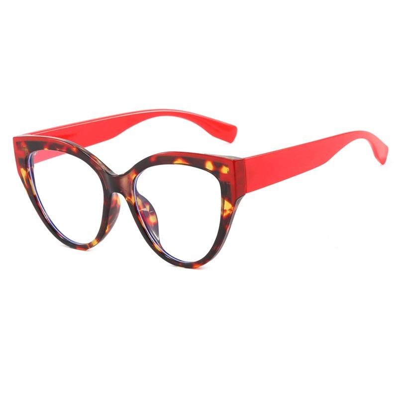 Vintage Cat Eye Sunglasses Women Elegant Fashion Brand Designer Retro Sun Glasses Splicing Colors Lunette De Soleil Femme UV400