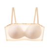 Seamless Anti-Slip Strapless Bandeau Bra - Invisible, Wire-Free, Cool Summer Design for Anti-Exposure & Comfort.