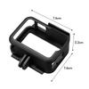 Plastic Action Camera Cage Protective Housing Case with Base Adapter Lens Cover Replacement for GoPro Hero 9 10