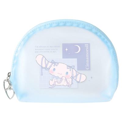 Tees Factory Sanrio Characters Clear Matte Ballet H120 X W160 X Pouch, Core/Cinnamoroll, D50mm, SR-5544414CR