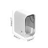 Dustproof Wall Mounted Toothbrush Holder With Cover Self Adhesive Toothbrush Storage Organizer For Shower Bathroom