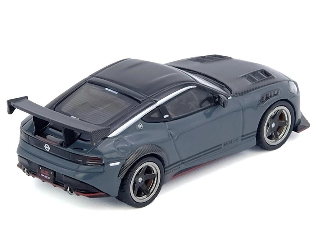 INNO Models 1/64 Top Secret Nissan Fairlady Z Stealth Gray (RX34)