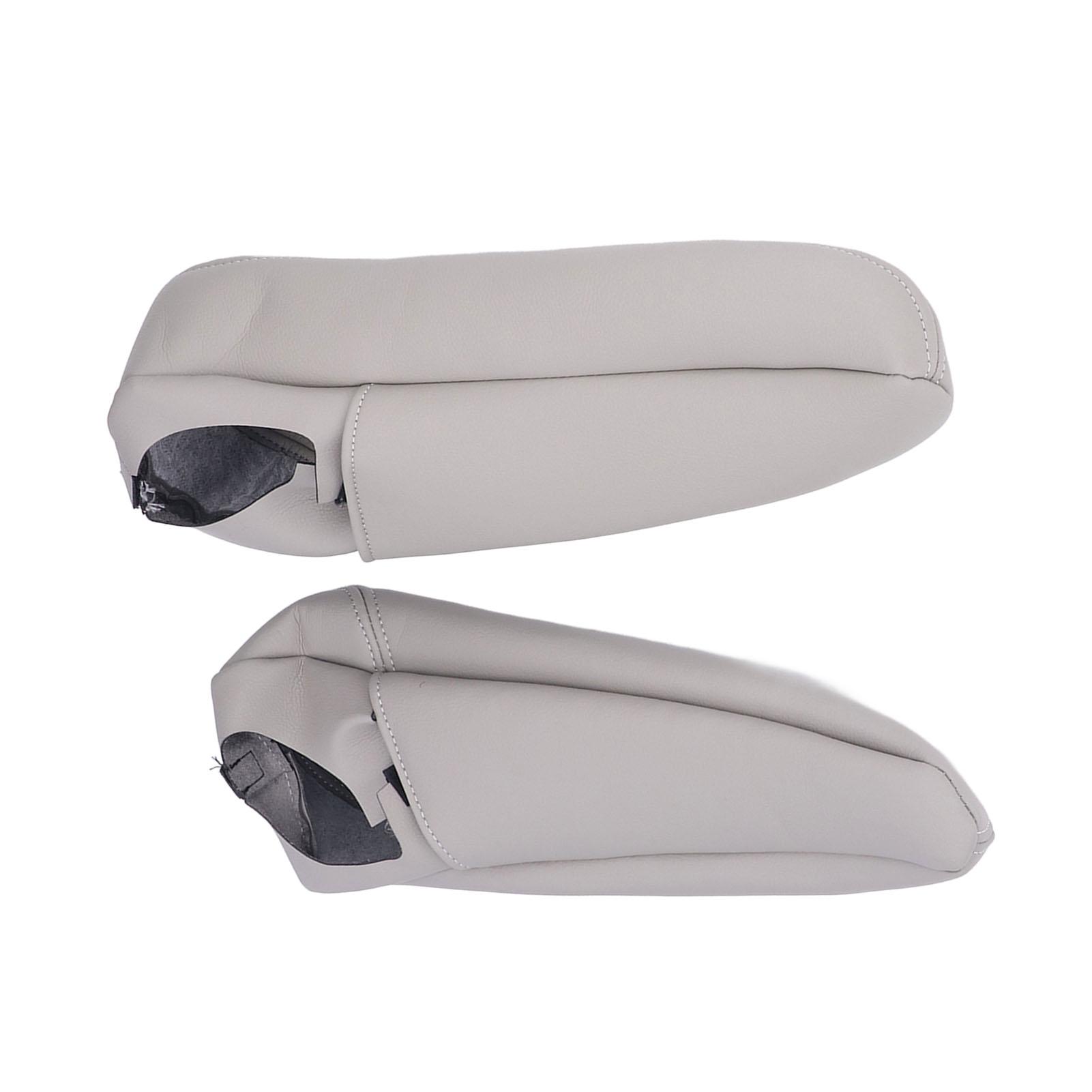 

2Pcs Set Car Front Seat Armrest Cover Leather Waterproof Good Toughness Replacement for Tian Siena 2005‑2010Grey сірий