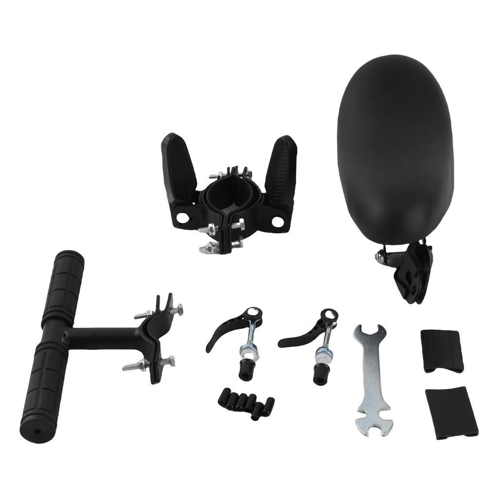 Front Mounted Bicycle Seats with Handlebars and Foot Pedals for Kids Children
