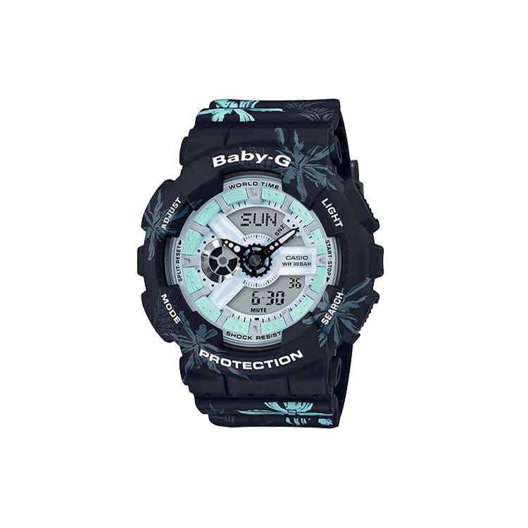 

CASIO Women s BABY-G Blue Watch BA-110CF-1A BA-110CF-1A Black Strap