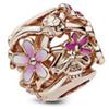 Pandora Openwork Pink Daisy Flower Charm  788772c01