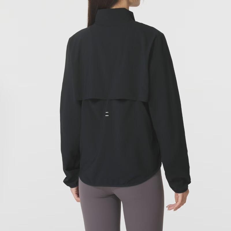 Nike Jackets Women's Black Stand Collar Moderate Other HV2648-010