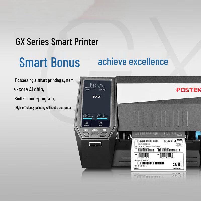 POSTEK GX Series Industrial Barcode Label Printer