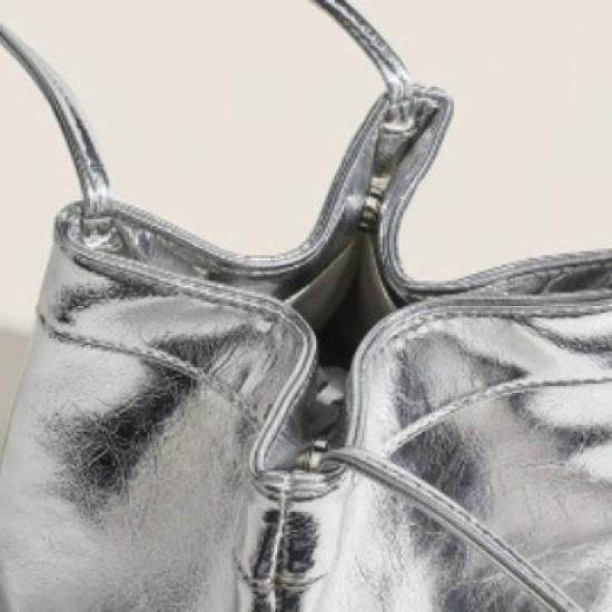 In Stock Bucket Bag High Gloss Dopamine Feel Handbag Trendy Dopamine Fashion Mirror Texture Handbag