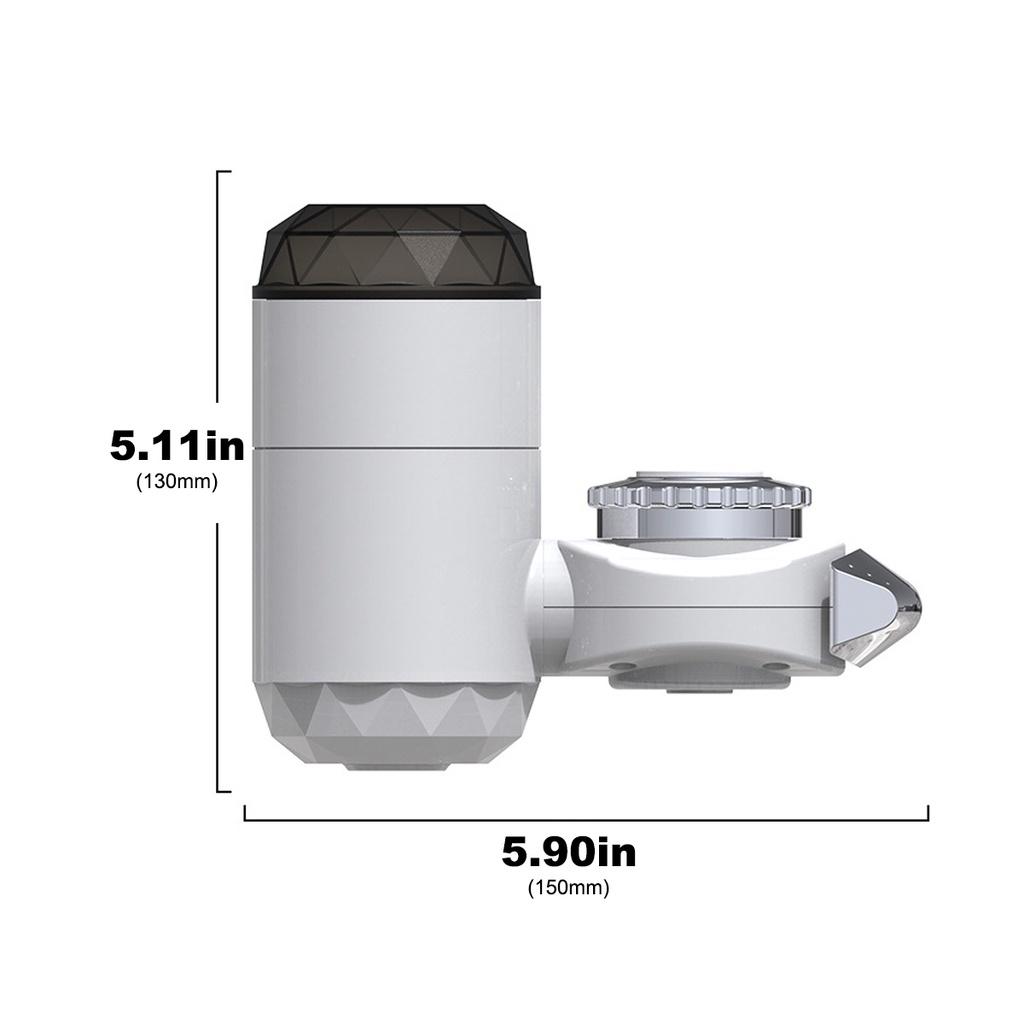 AC 220V Electric Hot Faucet Water Heater Kitchen Cold Heating Faucet Tankless Digital Instantaneou Water Tap With Adapter