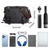 Messenger Bag For Men Retro Canvas Satchel Casual Briefcases Laptop Bag Fit 13Inch,Water Resistant Crossbody College Satchel Bag