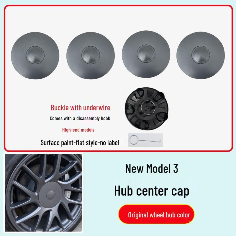 Schutzkappe für die Mittelbohrung für 18-Zoll-Reifen des Tesla Model 3