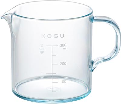 KOGU Shimomura Kihan Bruchsicherer Kaffeeserver, 300 ml [Hergestellt in Japan], Spülmaschinenfest, Glasähnliches transparentes Harz, Leichtgewicht, Fassungsvermögen 1-2