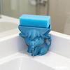 Yousheng Highland Cow Sponge Holder with Drainage Bathroom Kitchen Sink Countertop 3D Printed Cattle Sponge Stand Multifunctional Sponge Organizer