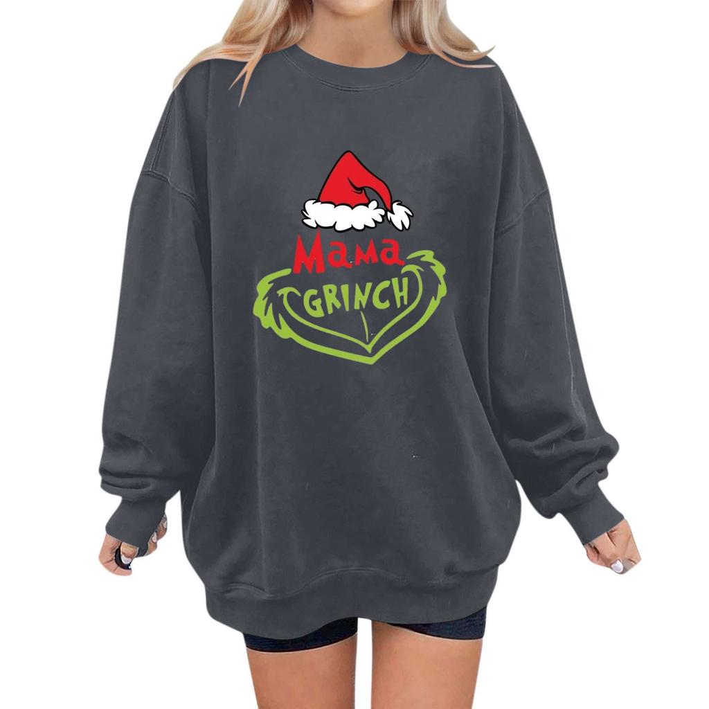 Women's Fashion Daily Versatile Casual Sweatshirts Long Sleeve Printed Top Sweatshirts