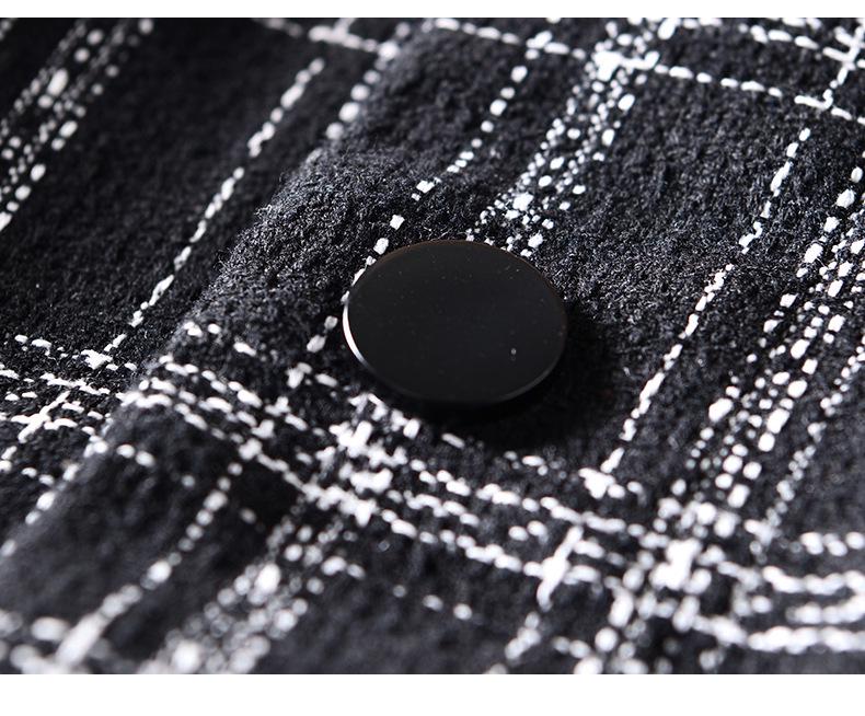 Men's Autumn Retro Plaid Colorblock Casual Jacket - Plus Size Loose Fit Versatile Top Coat