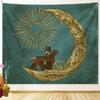 Tarot Sun Moon Dream Catcher Tapestry Witchcraft Decor Hippie Boho Tapestry Psychedelic Scenes Wall Decor Room Home Decor