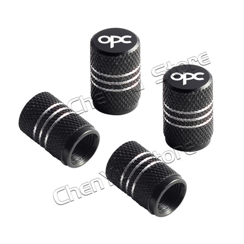 

4Pcs OPC Logo Car Metal Wheel Tire Valve Caps Stem Case Dust Cap For Opel Astra Insignia Corsa Rocks Junior Accessories Styling