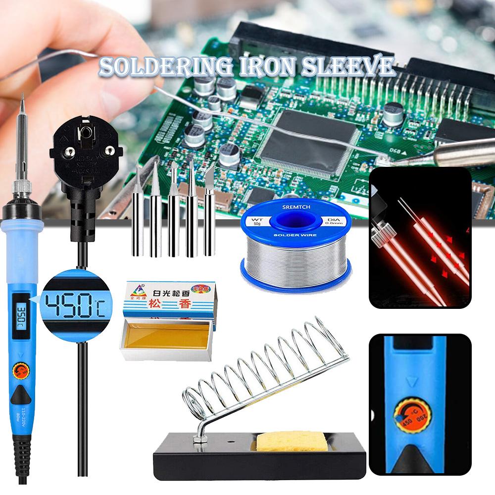 

Набор паяльника aidier 80 Вт Сварочные инструменты Насос для демонтажа паяльной проволоки Набор для пайки