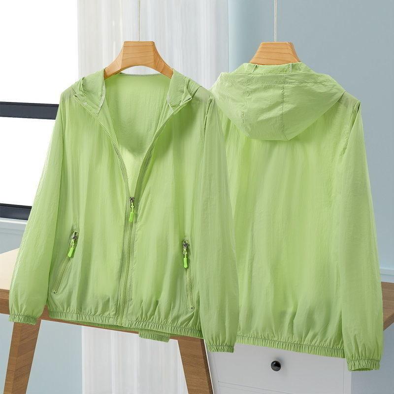Women Jacket Waterproof Windbreaker Jackets Female Hooded Summer Sunproof Windproof Coats Women's Outdoor Hiking Thin Coat