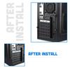1 Stück Typ-E auf USB-C Typ C Buchse Verlängerungskabel mit Panel-Montageschraube 30/50cm USB 3.2 Frontpanel-Header
