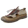Summer New Men's Mesh Shoes Hollow Breathable Sandals Beach Shoes Men's Outdoor Camping Shoes Trend Casual Shoes Thick Sole
