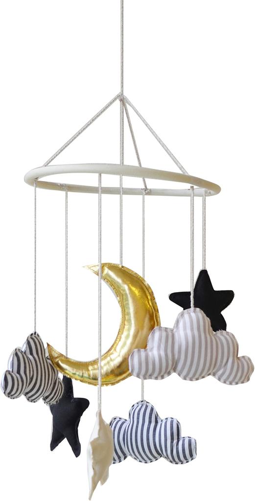 Clearstone Baby Mobile Mond Monoton Gold