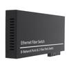 Tx1310nm RX1550nm Ethernet Fiber Switch 2 Optical Port 8 Electrical Port Up To 20km Single Mode Fiber Transceiver