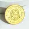 Commemorative Medals, Santa Claus Commemorative Gold Coins, Relief Metal Crafts, Christmas Gifts, Stocking Stuffers