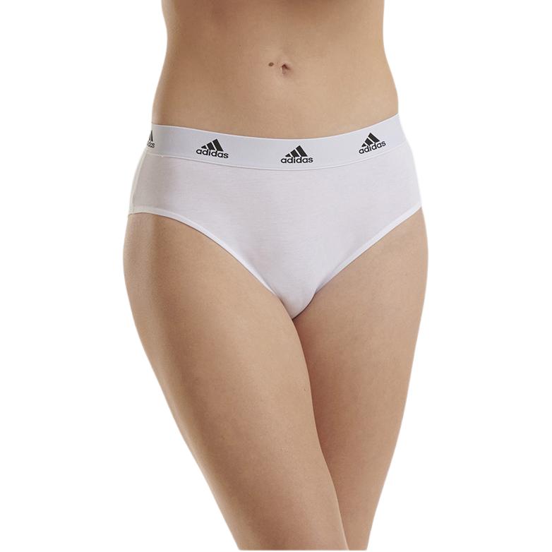 Adidas Mid-Rise Breathable Skin-Friendly Antibacterial Comfortable Underwear Three-Pack Women Underwear 4A3P92
