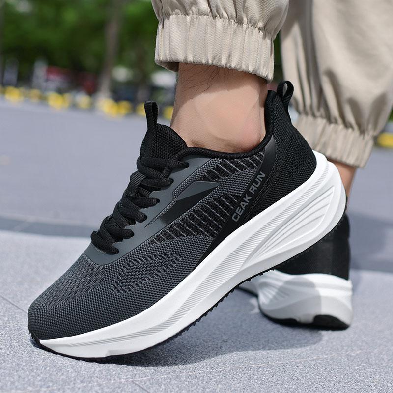Quality Mens Shoes Four Seasons Breathable Soft Bottom Non Slip Mesh Casual Sports Shoes Outdoor Running Shoes Student Sneakers