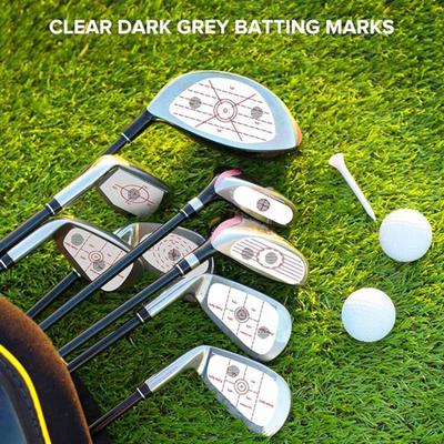 50 Pcs Golf Impact Tape Labels Improve Golf Swing Accuracy And Distance Golf Impact Sticker for Iron Wood Fairway Clubs