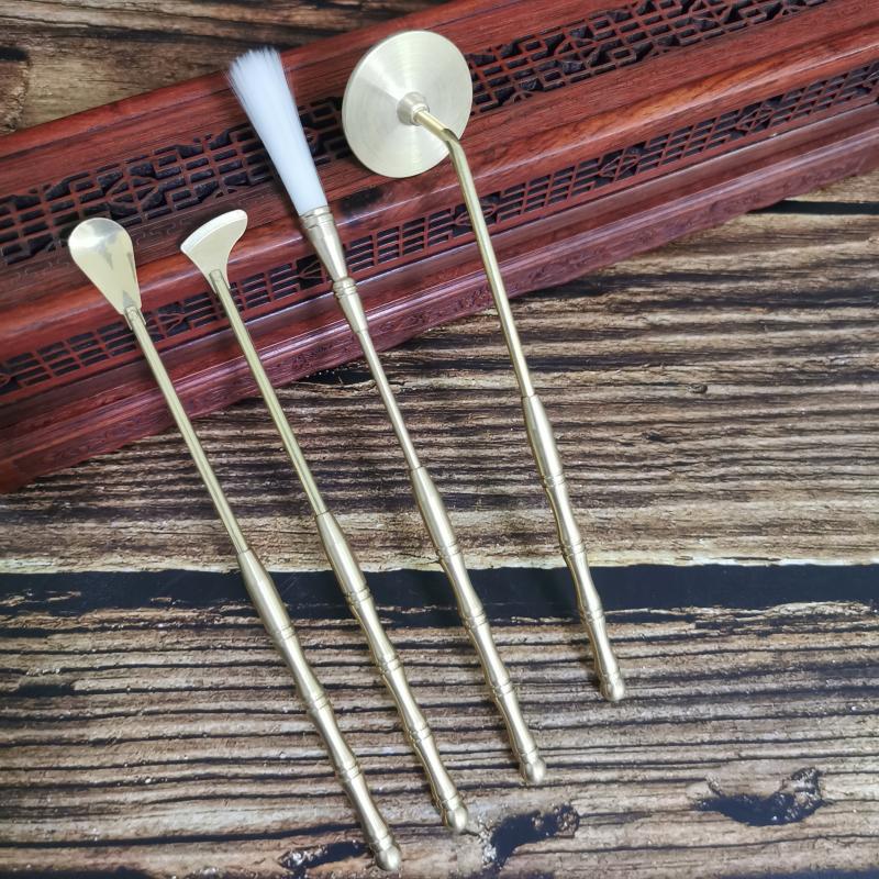 

Brass Bronze Incense Tool Gift Box Set Living Room/Study/Office/tea Room/Yoga Room/Hotel Seal Censer Incense Powder Supplies Incense tools