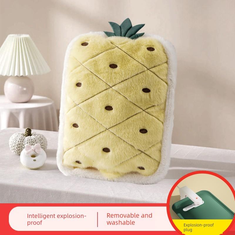Hot Water Bottle, Rechargeable, Explosion-Proof, Cute Plush Warm Water Bottle for Girls, Hand Warmer, Baby Warmer, Special for Hot Compress on the