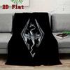 The Elder Scrolls 2D Flat Pattern Flannel Blanket High quality All Seasons Warmth and Comfort Perfect for Christmas Gifts.PMT0914076