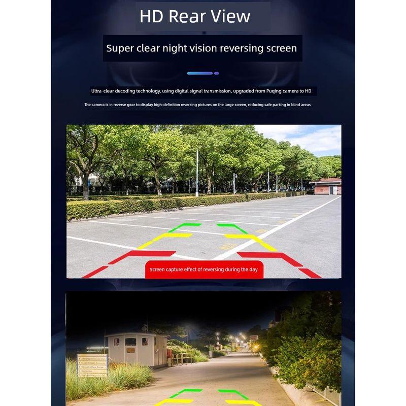 Original Image, Direct Image, Mirror Image, Dashcam Rear Camera Streaming Media 1080P Reversing Image, Four-Core, 4-Hole, 5-Hole