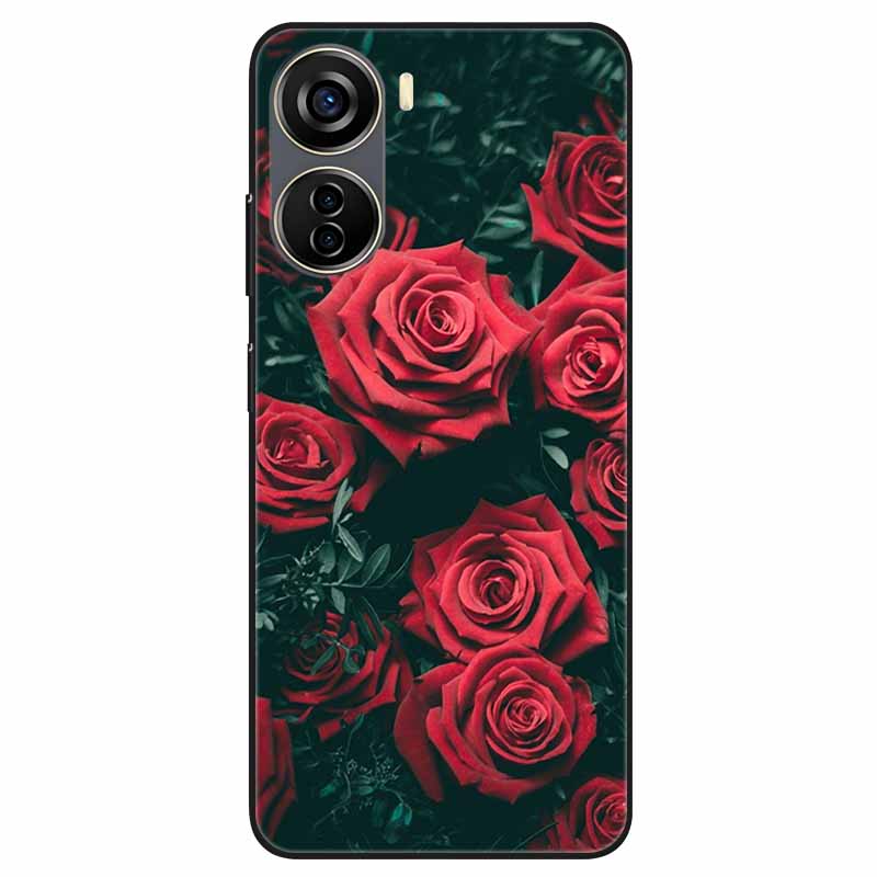 For ZTE Libero 5G IV Case A302 Soft Silicone Lovely Shockproof Cover for ZTE Libero 5G IV TPU Coque Cute Cats Funda Shells 6.6''