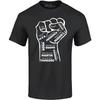 Shop4ever Inspiring Black Leaders Fist T-Shirt