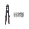Wire Rope Crimp Kit Wire Rope Cable with Crimping Sleeves Multifunctional Cutter Scissors for Railing Decking Hanging