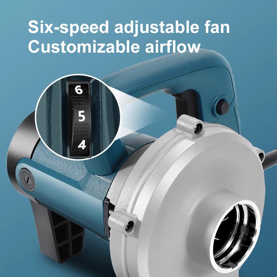 4580W Elektrischer Staubsauger-Gebläse Dual-Zweck Saug- und Blasmaschine Hocheffizienter Staubabscheider 2 in 1 Staubsauger-Gebläse