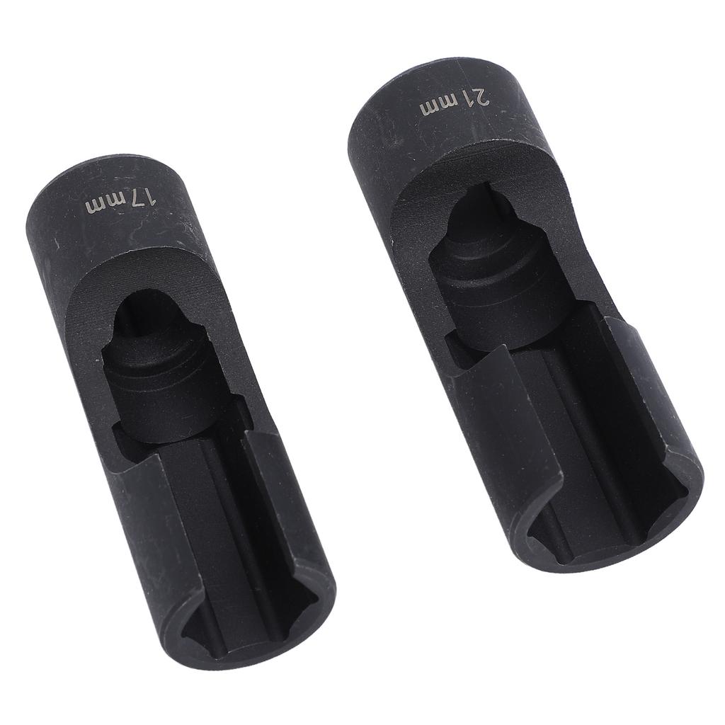2 Pcs 1Celsius2 Inch Injector Fuel Line Socket Wrench Set Nut Wrench Spanner   Tangsten Steel for Bent Pipes EGT Sensors   Switches