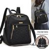 Women's Oxford Cloth Embroidered Backpack - Large Capacity, Fashionable, Perfect for Work and Commute